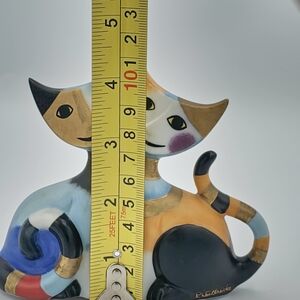 Goebel Multicolor Cat Duo Figurine